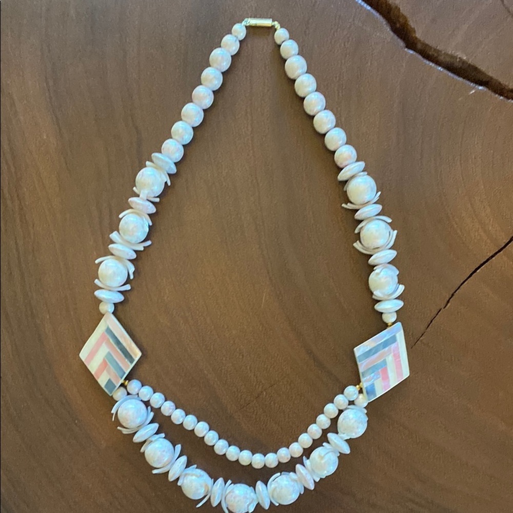 UNIQUE Vintage Elegant Pastel Statement Necklace